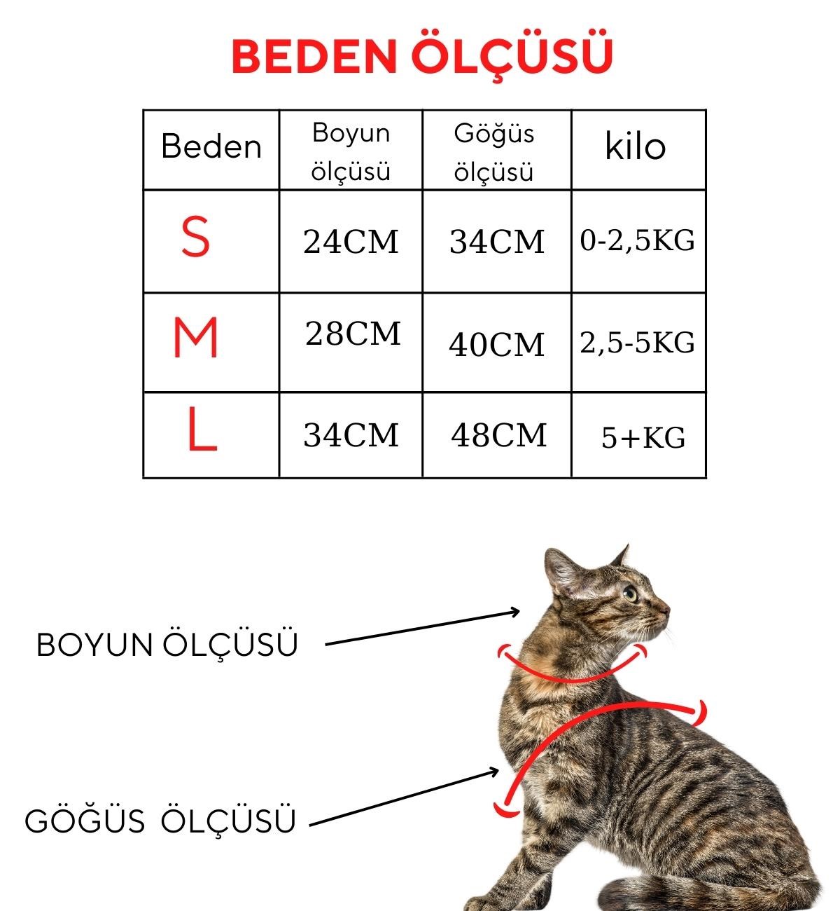 Kedi Giysisi Yürüyüş Tasmalı Kostüm Ekose Deseni BuShop Mavi S