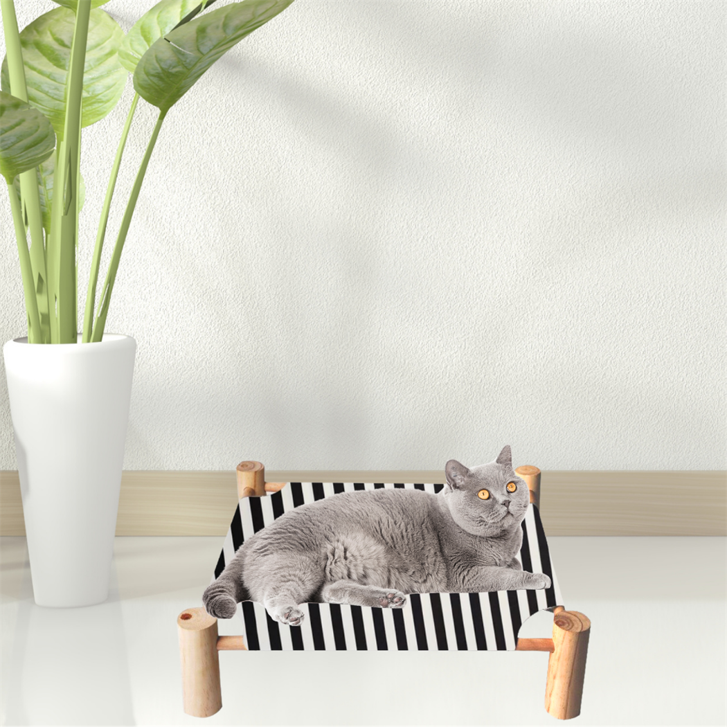 Kedi Yatağı Lüx Kumaş BuShop Modern Kedi Yatağı Zebra Modeli
