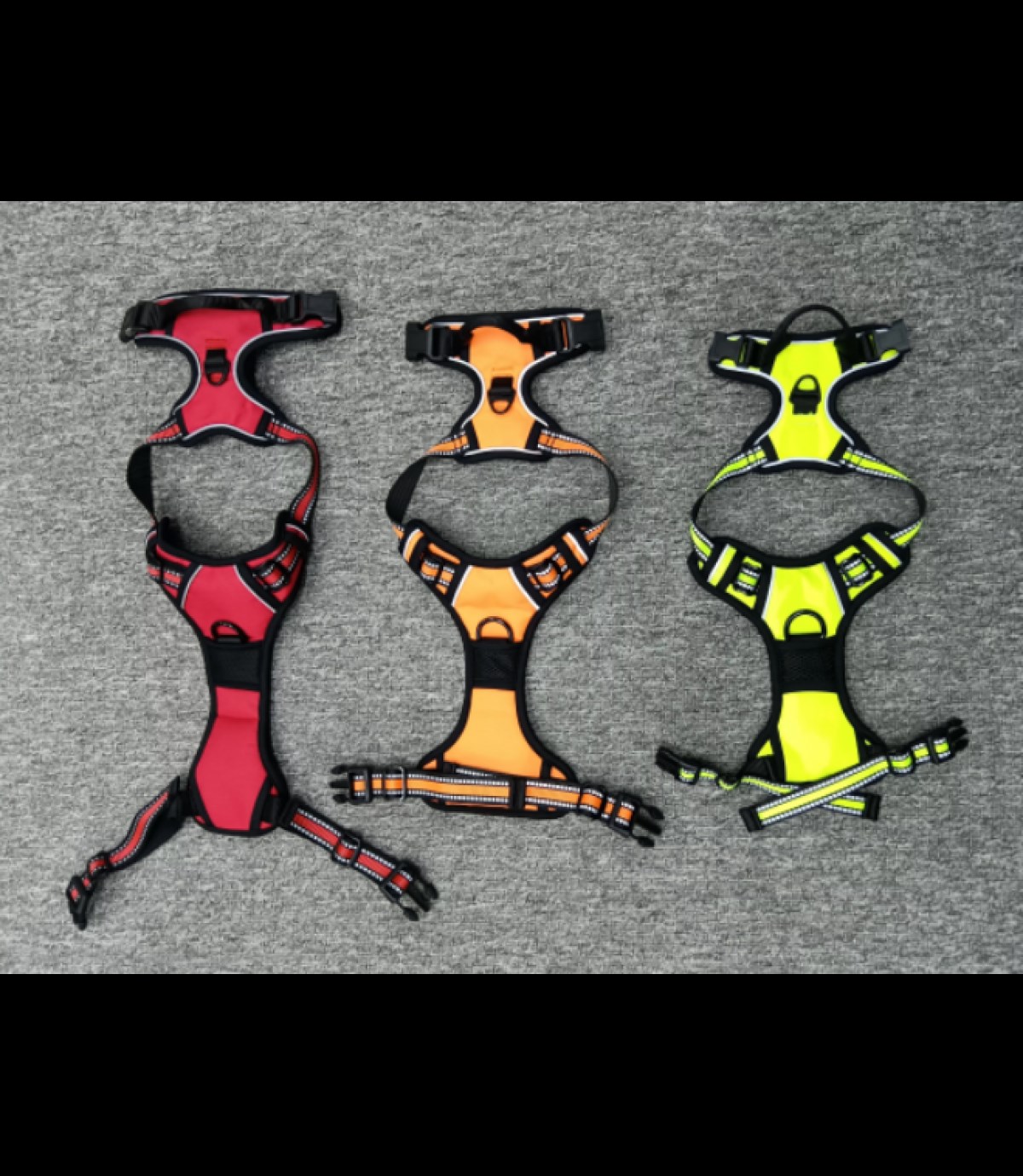 Köpek Göğüs Tasması Gezdirme Seti 2 Li Kırmızı Siyah Large  BuShop