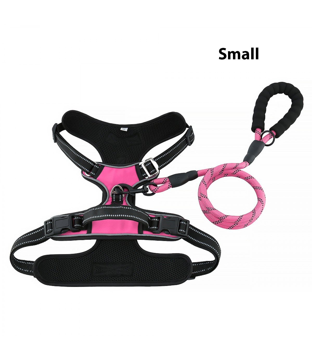 Köpek Göğüs Tasması Gezdirme Seti 2 Li Pembe S BuShop