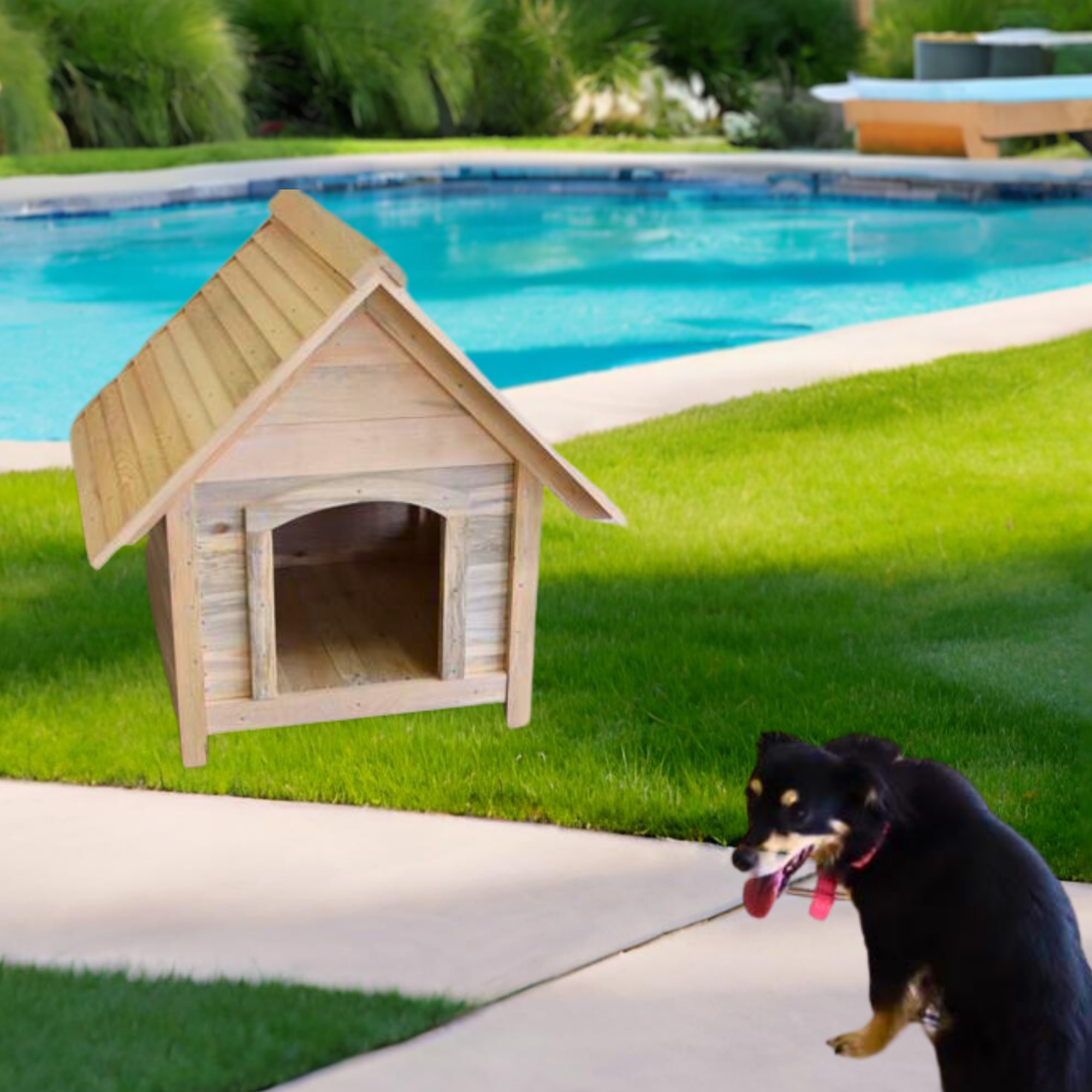 Köpek Kulübesi ve evi pro ahşap ısı yalıtımlı su geçirmez