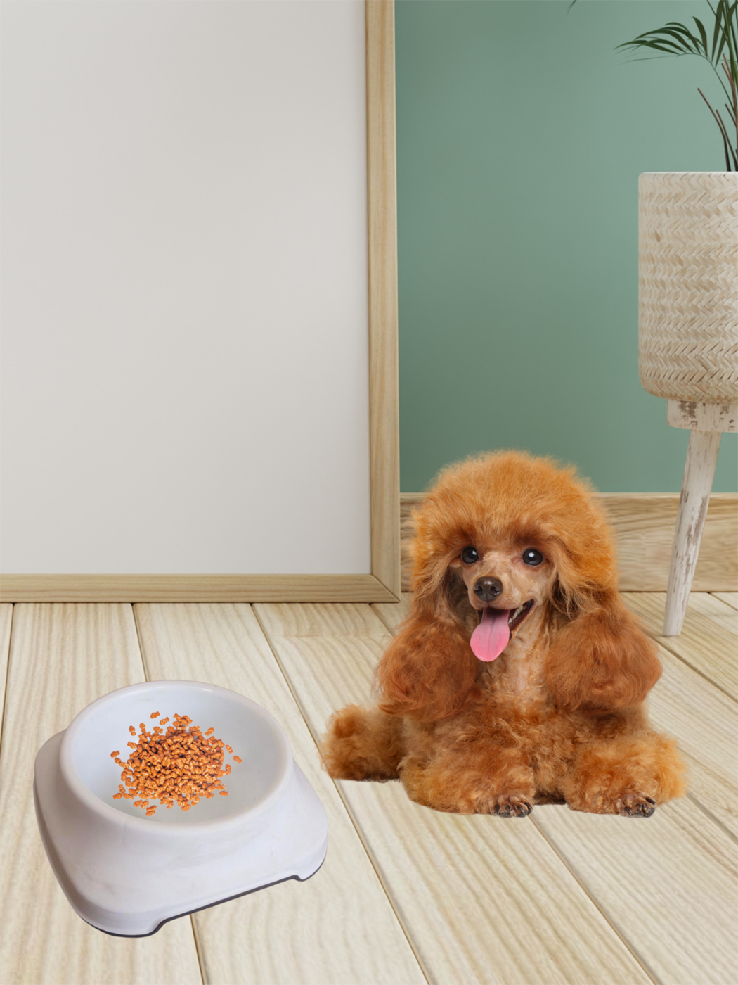 Mama kabı ,Köpek mama kabı,Tekli plastik mama kabı , kedi mama kabı 1 lt hazneli  yıkanabilir