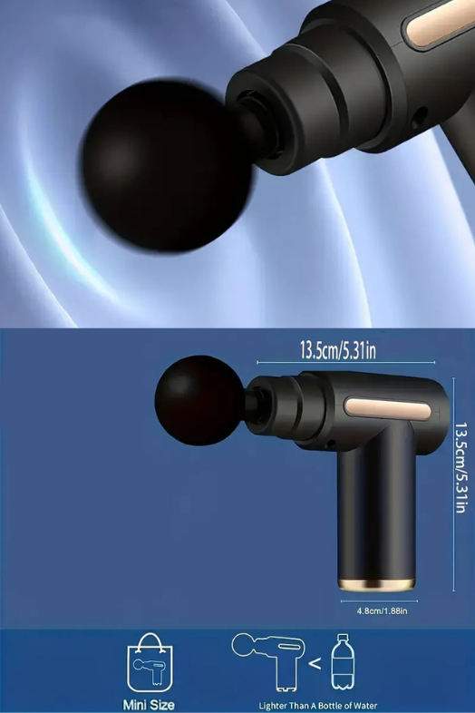 Masaj aleti boyun masaj aleti sırt masaj aleti masaj tabancası  usb şarj edilebilir 4 başlık
