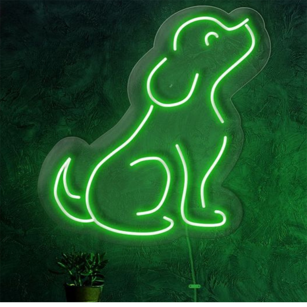 Neon, Köpek temalı duvar , Doğum günü, dekorasyon odası, Ev, Parti, mağaza,resturant
