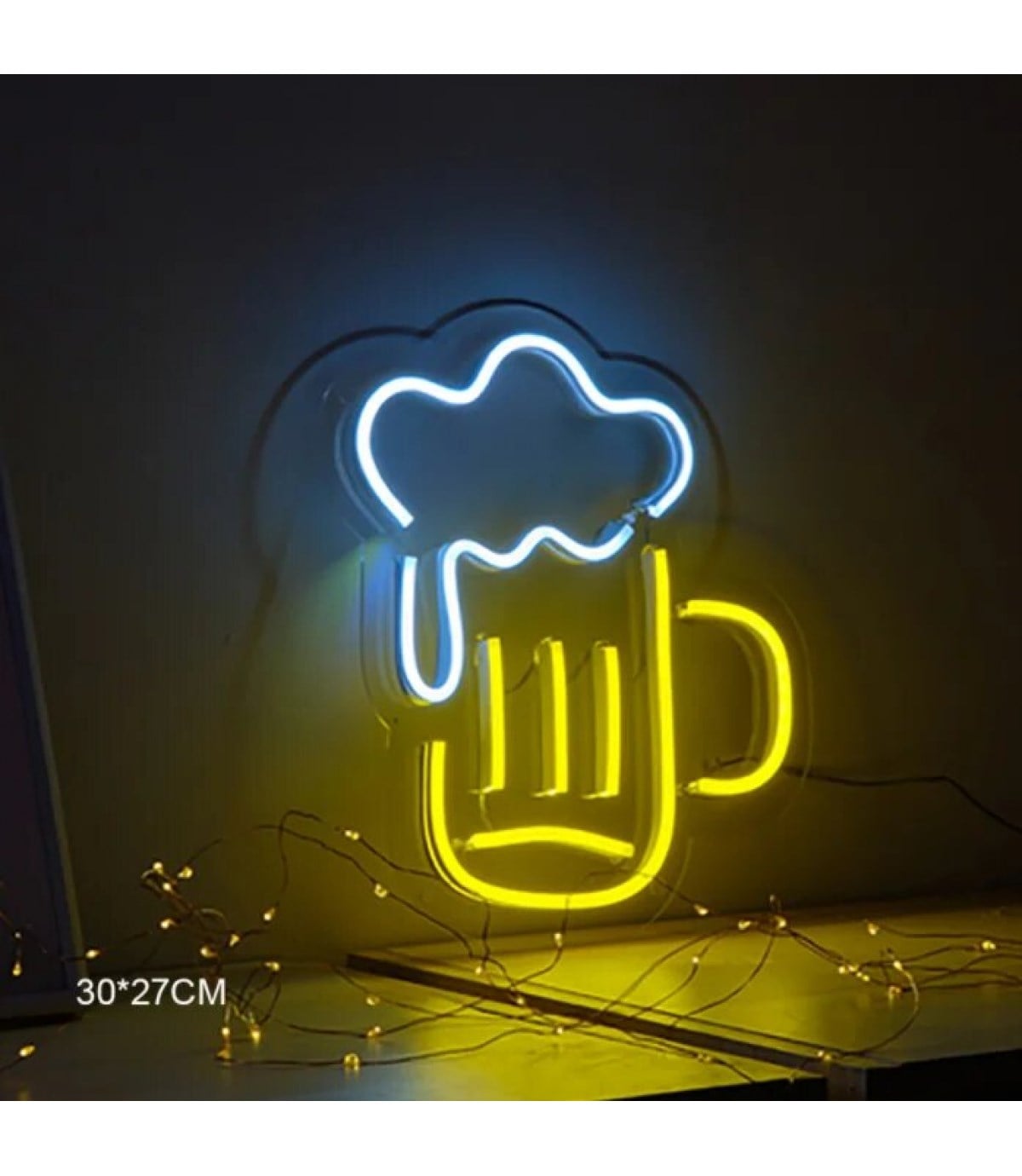 Neon led ışık beer bardak bira temalı led neon tabela ,duvar süsü, bar ,sahne arkası dekorasyon