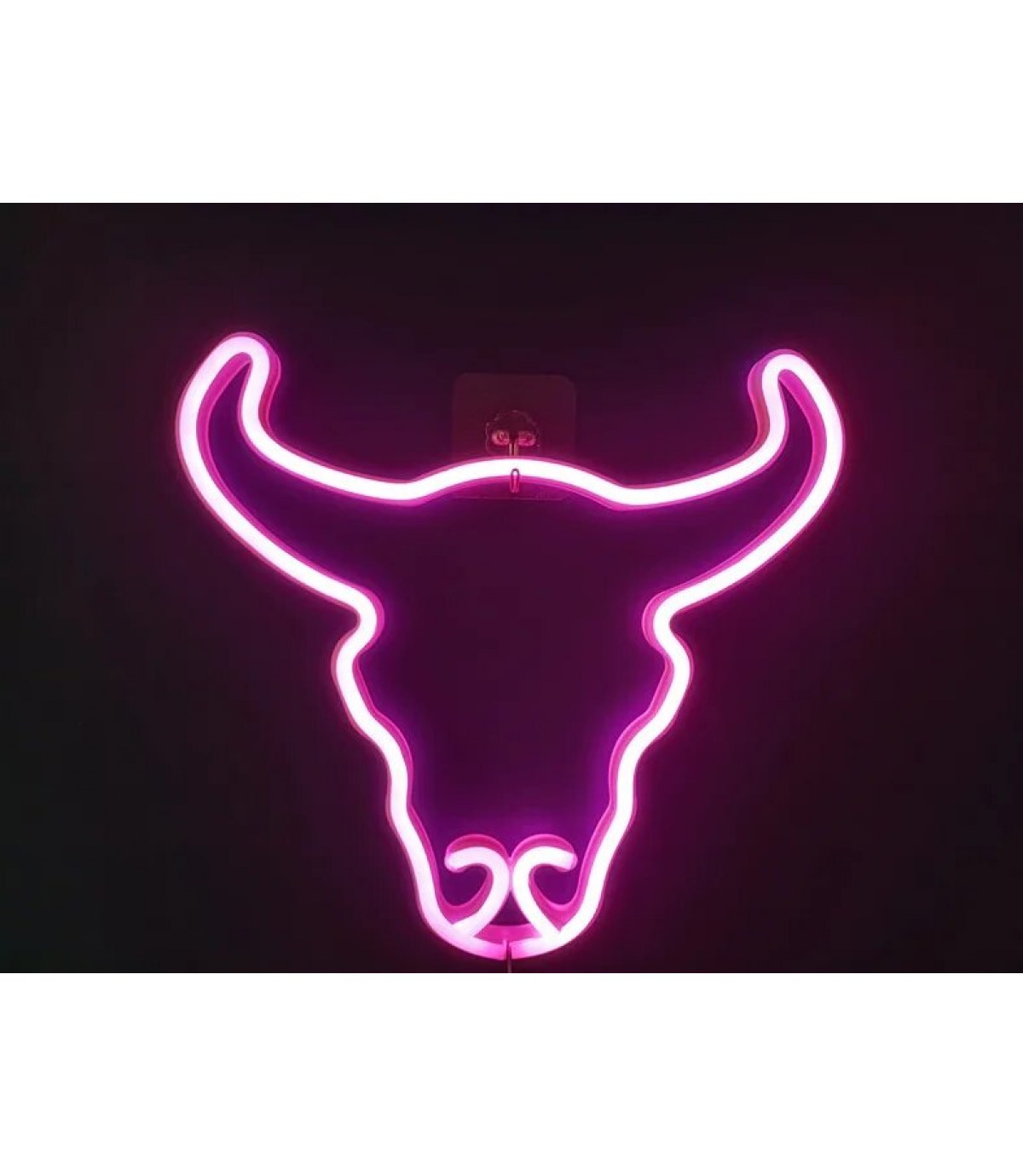 Neon led ışık boğa, et temalı duvar süsü,dekor, tabelası, kasap ,restoran neon led, sahne dekor