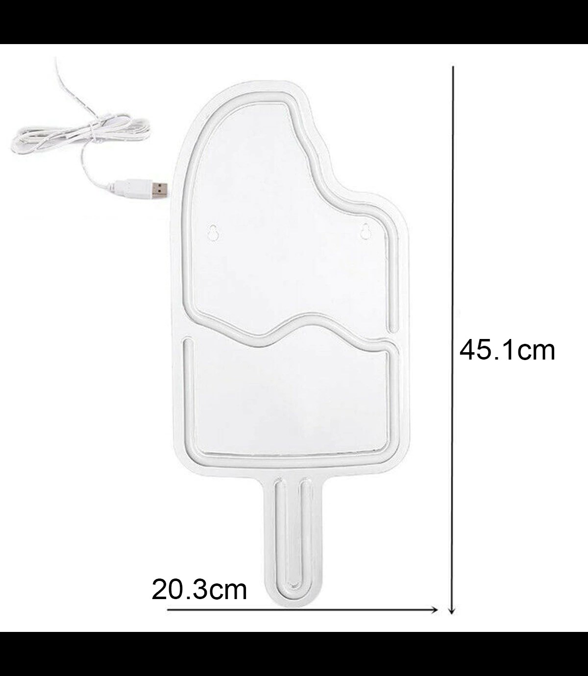 Neon led ışık dondurma temalı duvar süsü,dekoru, tabelası, bar, ev,restoran, market led neon dekoru