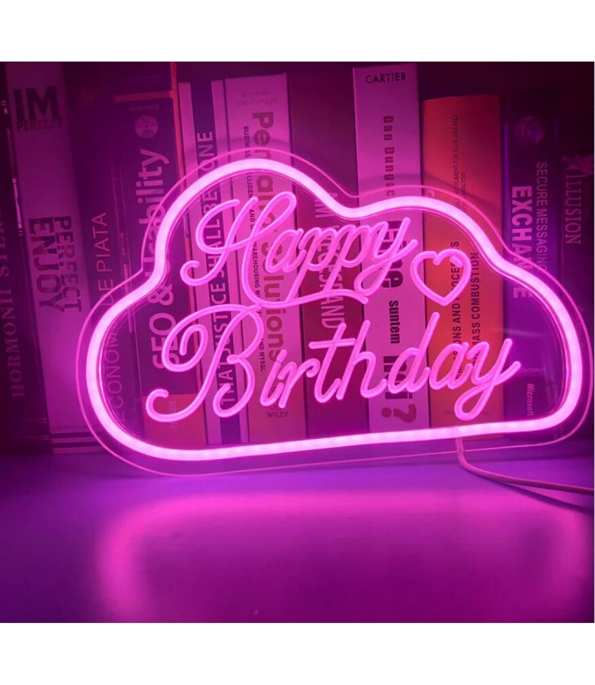 Neon led ışık,bulut temalı duvar süsü,dekoru, tabelası, kişiye özel yazı ve neon rengi seçilebilir.