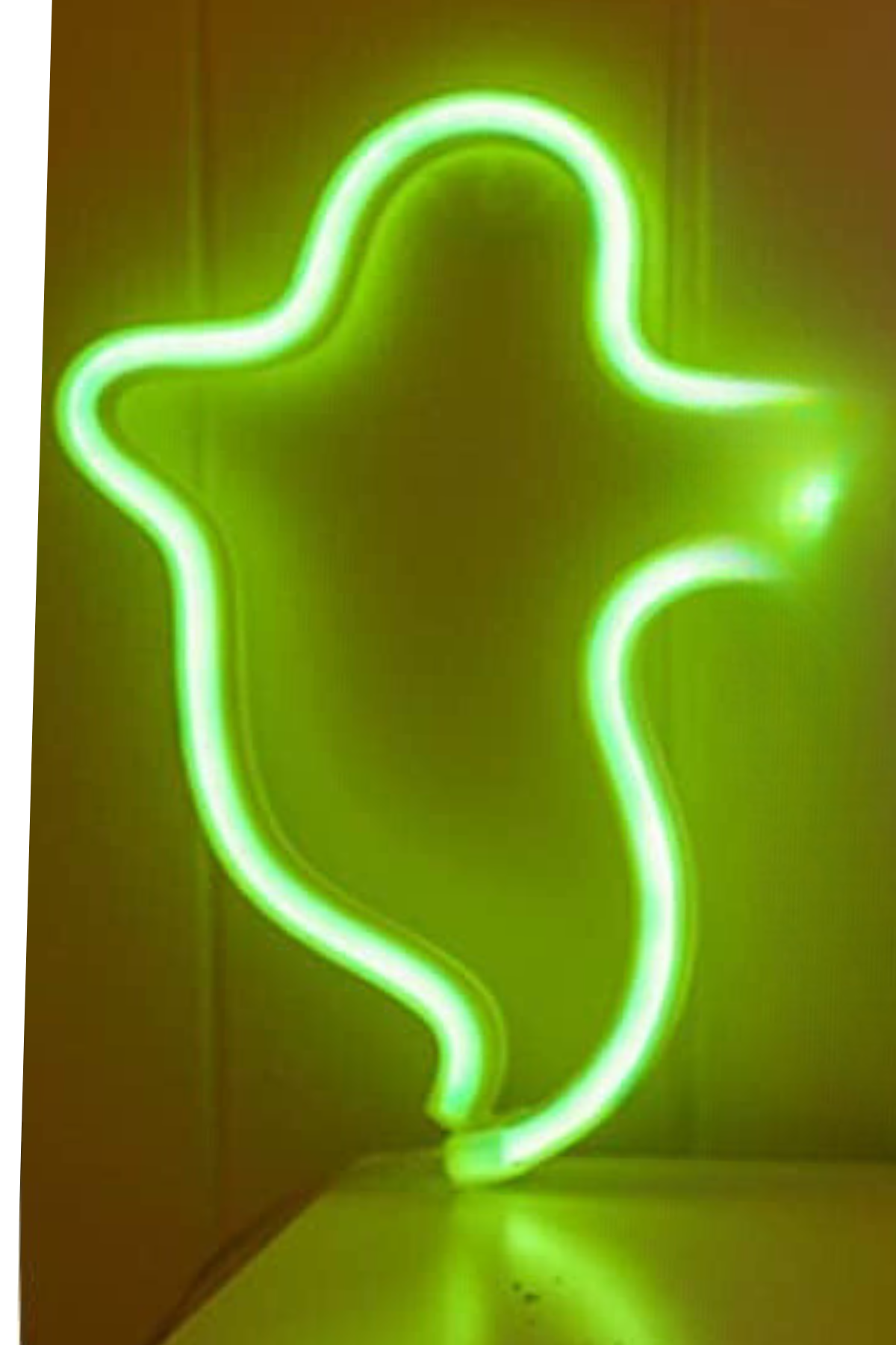 Neon led tabela Hayalet, Halloweentemalı duvar , Doğum günü, dekorasyon odası, Ev, Parti, Kırmızı