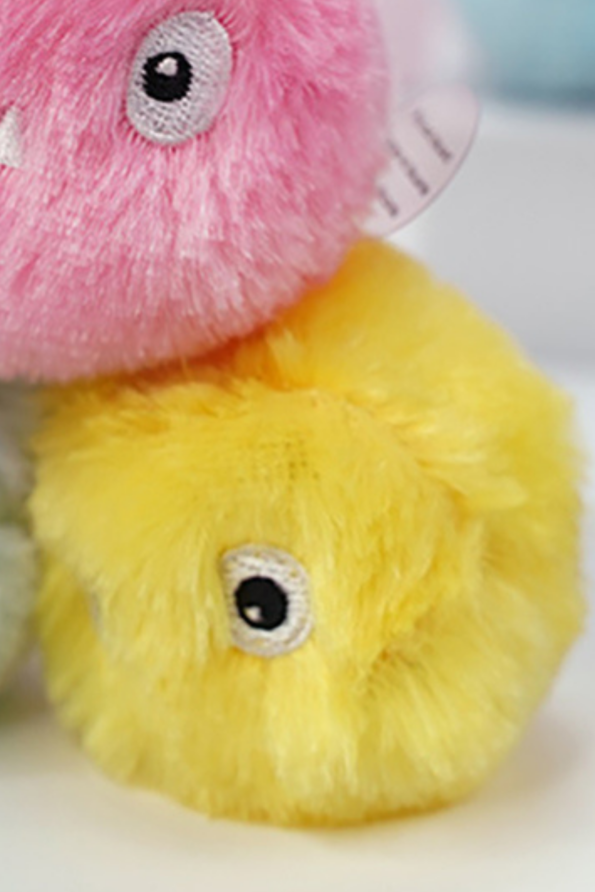Peluş kedi oyuncak İnteraktif kedi oyuncağı Gerçek Kuş Sesli - Sarı