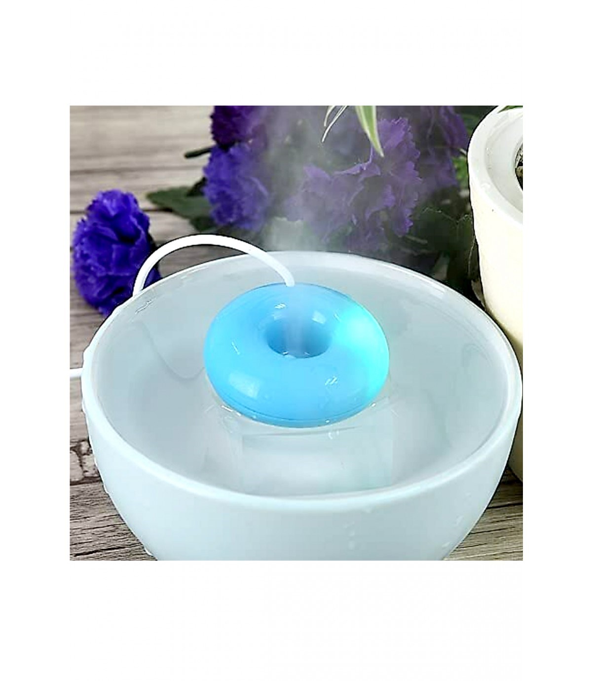 Ultrasonik Nemlendirici ve Buhar Üretici Makinesi – Mini Soğuk Buhar Üreteci - USB ile çalışır.