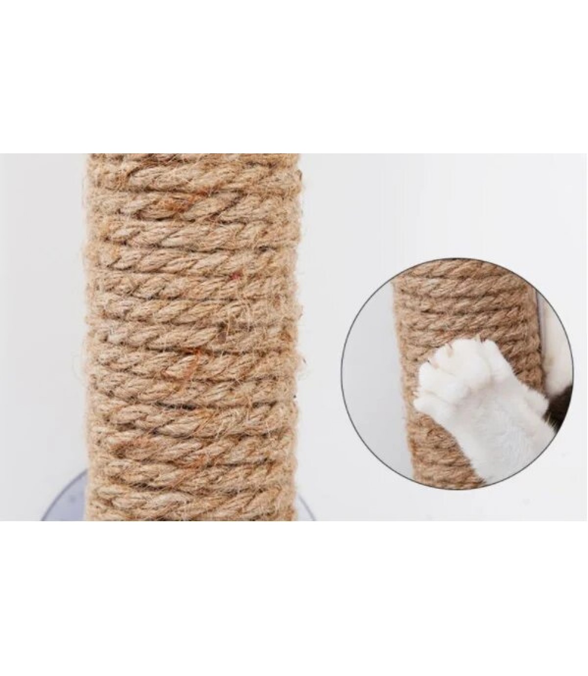 Vantuzlu Kedi Tırmalama Platformu BuShop 40 Cm Cam- Sermaik - Düz duvar