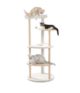 Kedi tırmalama evi, Kedi yuvası, Kedi oyuncak, Kedi yatağı, Kedi evi, Kedi tırmalama BuShop Santorini Serisi