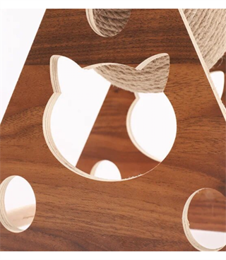  Evcil hayvan oyuncak Tırmanma ipinden hasır top, BuShop Doğal ahşap organik kedi köpek oyuncak