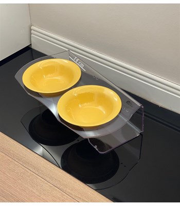 Kedİ Köpek Mama ve Su Kabı  İkili Seramik BuShop Sarı Kase Yeni Nesil  Akirlik  Casper Serisi