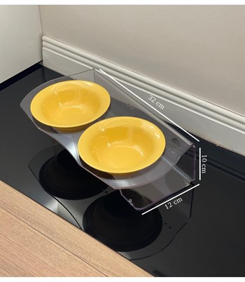 Kedİ Köpek Mama ve Su Kabı  İkili Seramik BuShop Sarı Kase Yeni Nesil  Akirlik  Casper Serisi