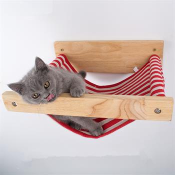  Kedi Yuvası, Kedi Yatağı, ve Kedi duvar yatağı, Kedi hamağı, Ahşap Modern kedi yatağı, BuShop Red Odin Serisi 