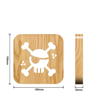 Ahşap 3d yaratıcı led gece lambası, doğal, yenilikçi ofis, ve oda dekoru, jack sparrow, korsan