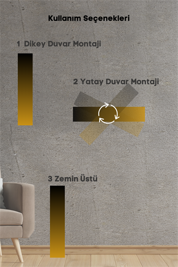 Ahşap aplik lamba 83cm Natural Dekoratif ışık yansıtma Çok Amaçlı Zemin veya Duvar için Gdansk Serisi