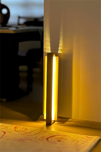 Ahşap aplik lamba 83cm Natural Dekoratif ışık yansıtma Çok Amaçlı Zemin veya Duvar için Gdansk Serisi