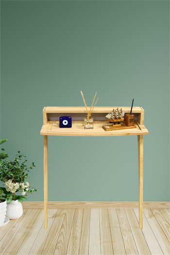 Ahşap ayaklı çalışma masası Ahşap sehpa bilgisayar sehpası laptop sehpası  ahşap çalışma masası duvara monte sehpa  laptop standı Yeesi modeli 