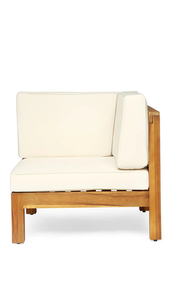 Ahşap Bahçe Mobilyası Modern Ahşap Balkon Bahçe İkili Koltuk 