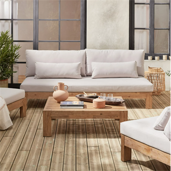 Ahşap bahçe oturma takımı Bahçe Oturma Grubu Bahçe koltuk takımı Bushop Yaprak Serisi 