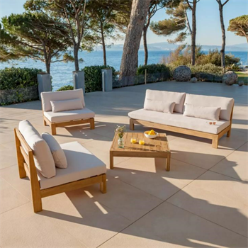 Ahşap bahçe oturma takımı Bahçe Oturma Grubu Bahçe koltuk takımı Bushop Yaprak Serisi 