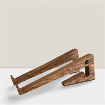 Ahşap Doğal Bilgisayar Laptop Tutucu Aparatı Yükseltici Soğutucu Standı Koyu kahverengi BuShop Çok Amaçlı 