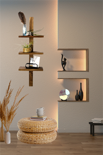 Ahşap kitaplık raf duvar kitaplık rafı Duvar rafı duvar deokratif ahşap raf   düzenleyici raf duvar raflar   biblioteca modeli