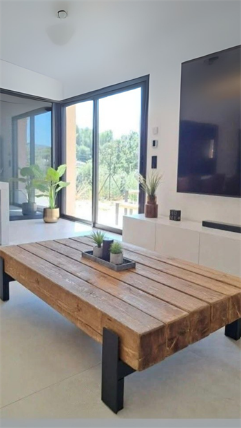 Ahşap Kütük Sehpa Orta Sehpa ahşap Sehpa El Yapımı Masif Sehpa Talea Serisi