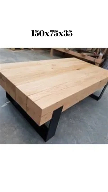 Ahşap Kütük Sehpa Orta Sehpa ahşap Sehpa El Yapımı Masif Sehpa Talea Serisi