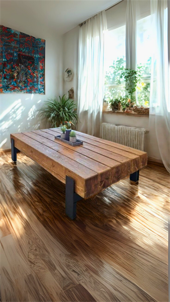 Ahşap Kütük Sehpa Orta Sehpa ahşap Sehpa El Yapımı Masif Sehpa Talea Serisi