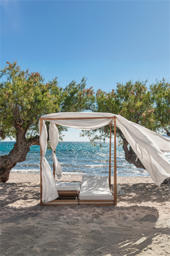 Ahşap Loca Çift kişilik Şezlong  Sicilya serisi loca 