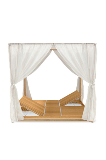 Ahşap Loca Çift kişilik Şezlong  Sicilya serisi loca 