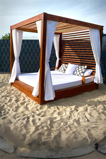 Ahşap Loca Şezlong Abu Dabi Serisi- Ahşap loca -  Ahşap loca -ahşap şezlong ve localar