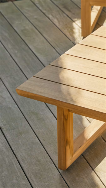 Ahşap Orta Sehpa Bahçe Masif Ahşap sehpa Zena Serisi Orta Sehpa