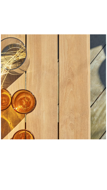 Ahşap Orta Sehpa Bahçe Masif Ahşap sehpa Zena Serisi Orta Sehpa