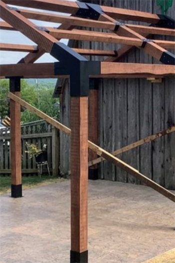 Ahşap Pergole - Bahçe pergole modelleri