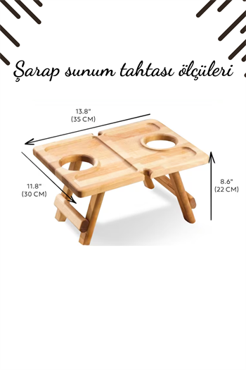 Ahşap şarap sunum tahtası sunum tepsisi peynir tabağı ahşap sunumluk ahşap tabağı şarap standı ahşap şarap stand takımı