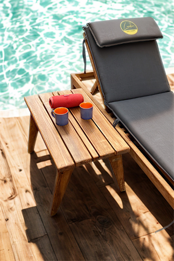 Ahşap sehpa Ahşap Bahçe Sehpası Bushop Elaris Serisi 