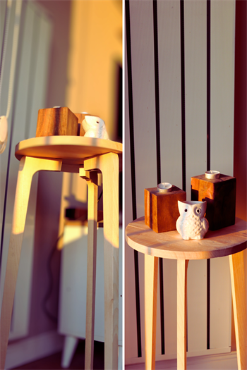 Ahşap sehpa TV sehpası Zigon sehpa, Yan sehpa Yuvarlak sehpa laptop sehpası 100% ahşap Tondo modeli