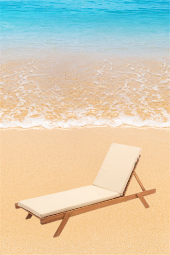 Ahşap şezlong Plaj Şezlongu Minderli Şezlong Havuz Şezlong Bushop Marimo 1