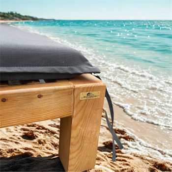 Ahşap şezlong Şezlong Plaj şezlong Minderli Şezlong Havuz Şezlong Marimo 5