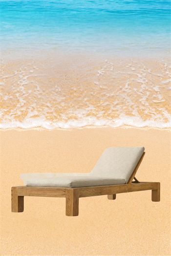 Ahşap şezlong Şezlong Plaj şezlong Minderli Şezlong Havuz Şezlong Marimo 9