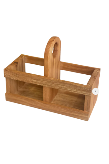 Ahşap Sosluk Standı 2 li ahşap stand mutfak düzenleyici  Ahşap baharatlık BuShop Gastro