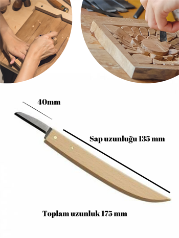 Ahşap Yontma ve Oyma Bıçağı BuShop Hobi