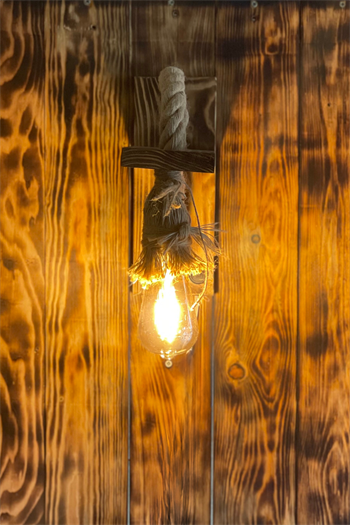 Aplik Ahşap Aç Kapa Düğmeli Aplik Duvar Lambası Cafe Restorant Butik Otel Ahşap Aplik Duvar Lambası