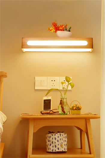 Aplik ahşap led aplik duvar aplik İskandinav modeli aydınlatma