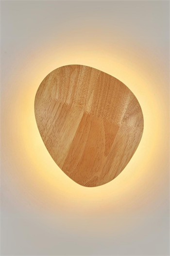 Aplik duvar lambası aplik ledli ahşap tek adet aydınlatma İskandinav aydınlatma serisi